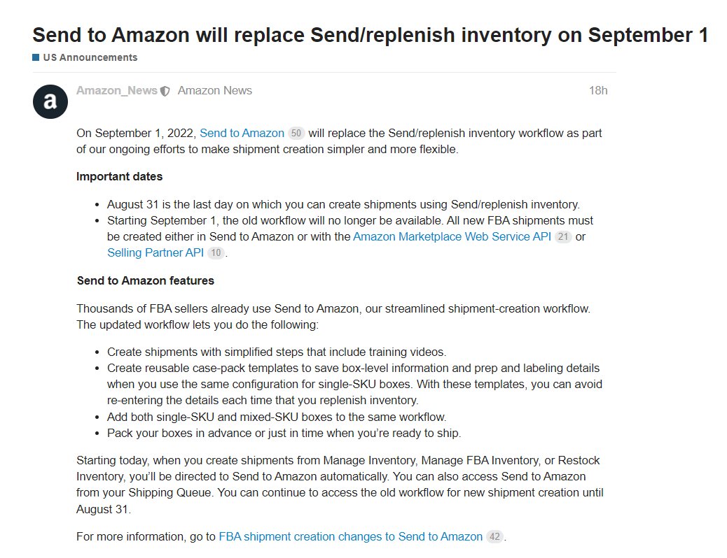 美國(guó)亞馬遜將啟動(dòng)新發(fā)貨流程 