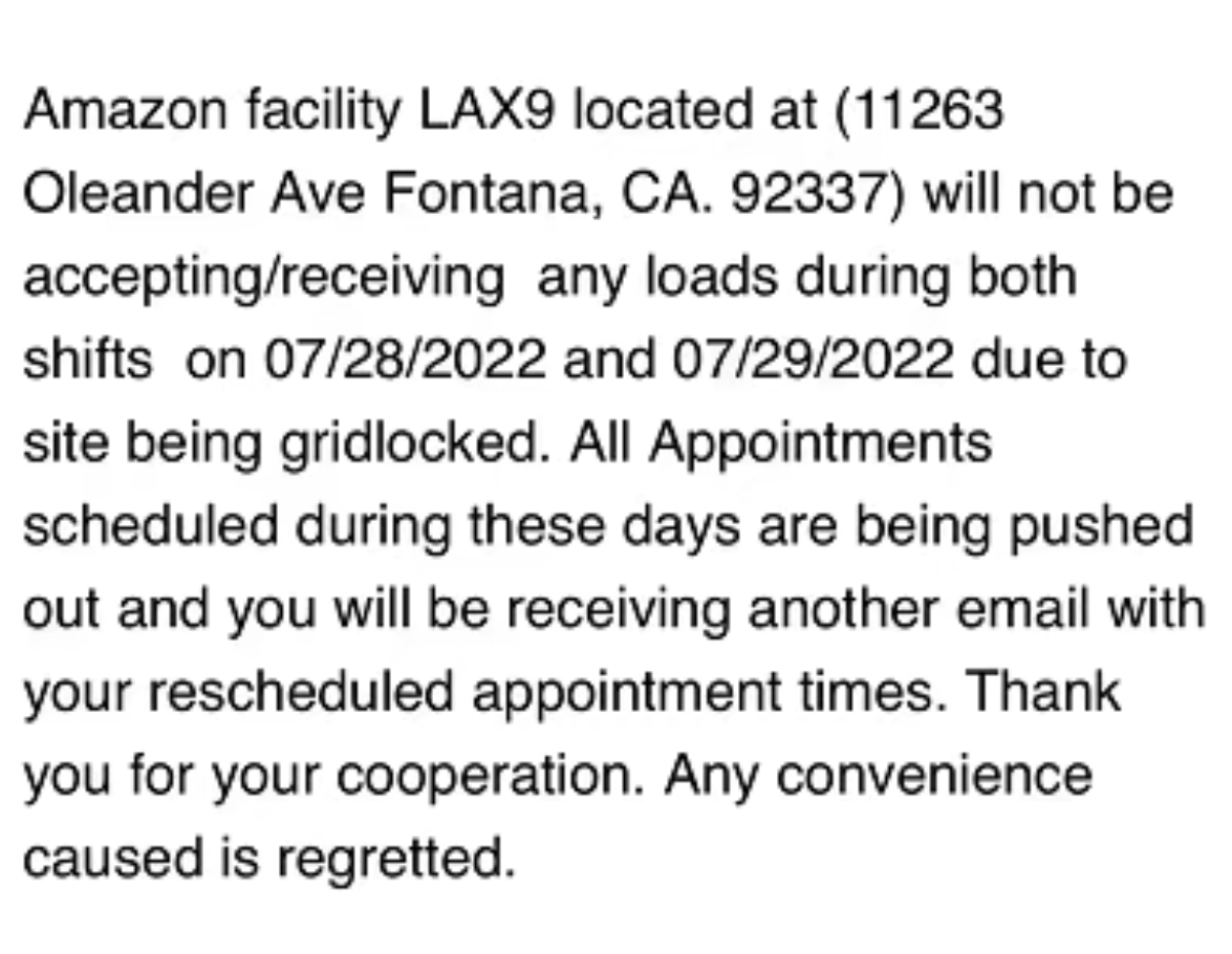 FBA派送延時(shí)警報(bào)！亞馬遜美國(guó)一熱門倉(cāng)庫(kù)因爆倉(cāng)關(guān)閉！ 